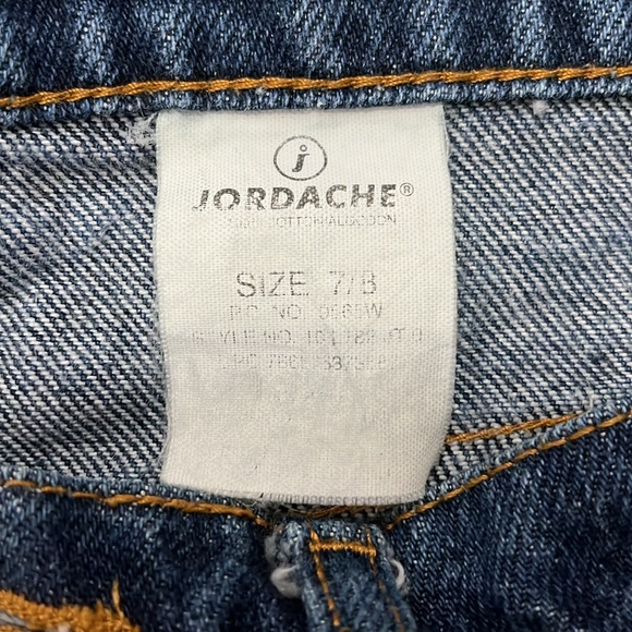 Vintage Jordache Flare Denim Jeans 7/8 - Picture 3 of 10